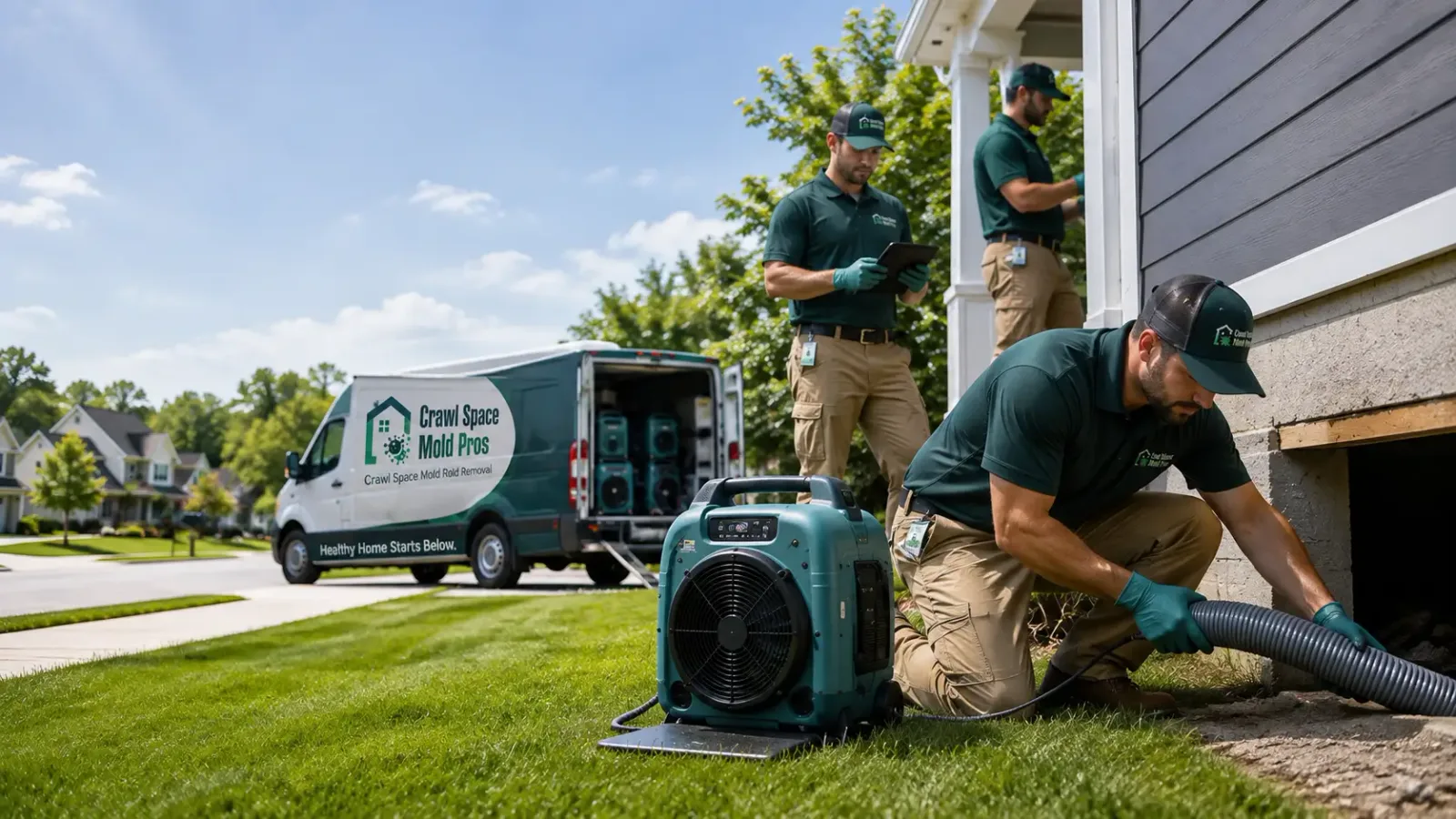 Crawl Space Mold Removal in Brighton, MA